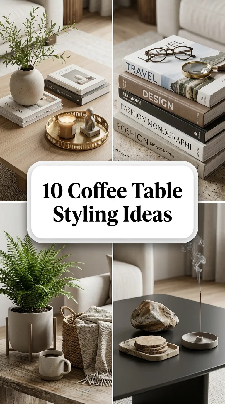 10 Coffee Table Styling Ideas