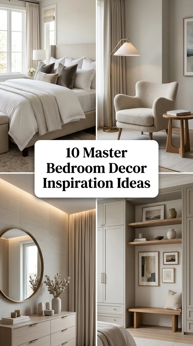 10 Master Bedroom Decor Inspiration Ideas