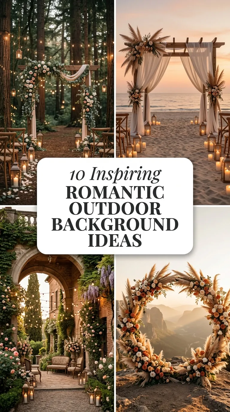 10 Inspiring Romantic Outdoor Background Ideas