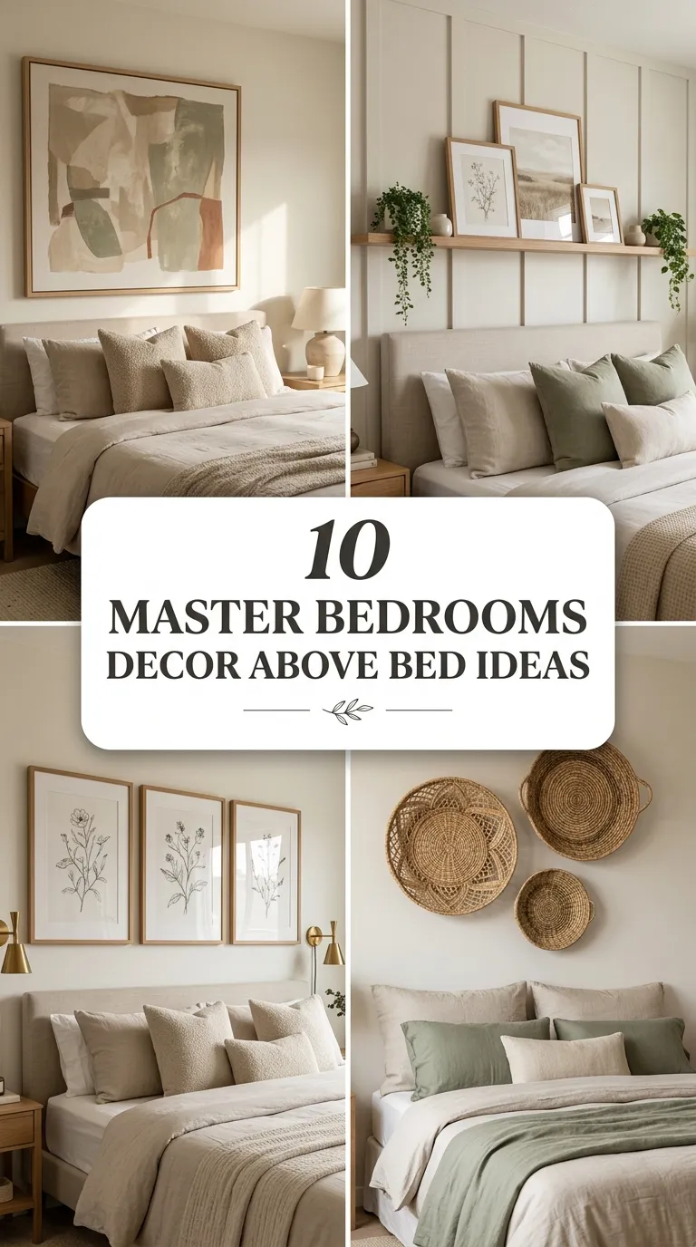 10 Master Bedrooms Decor Above Bed Ideas