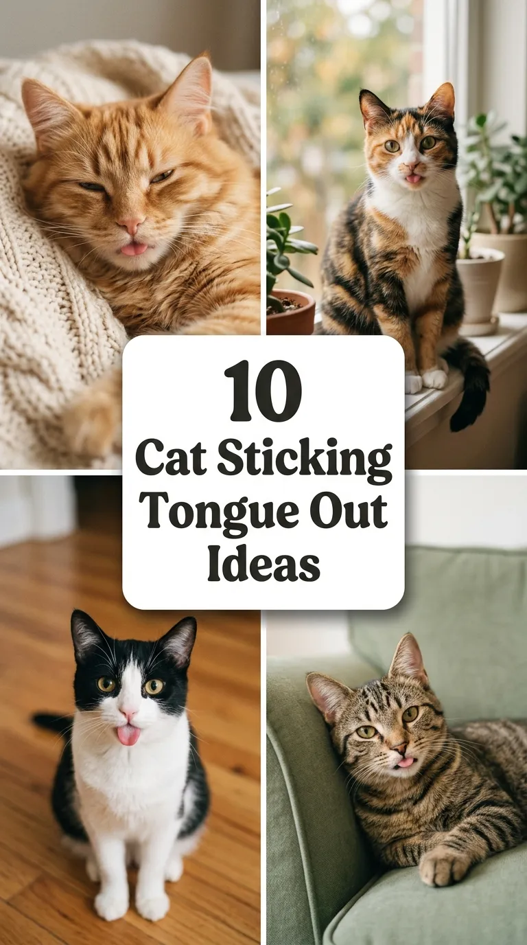 10 Cat Sticking Tongue Out Ideas