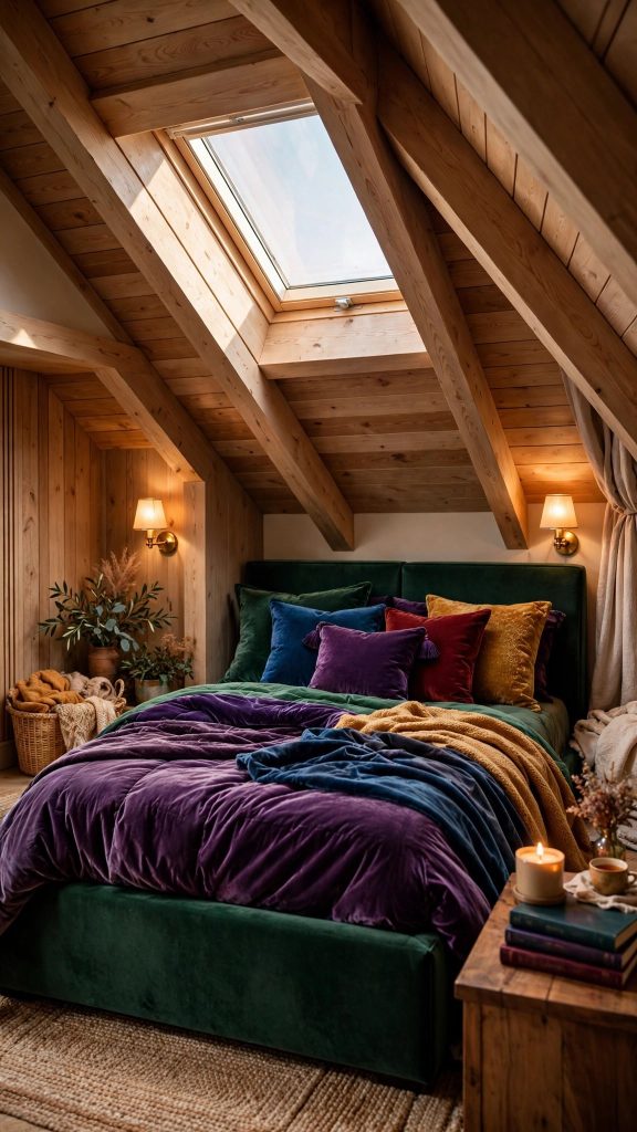 Idea 7: Cozy Bedroom Nook Under the Eaves