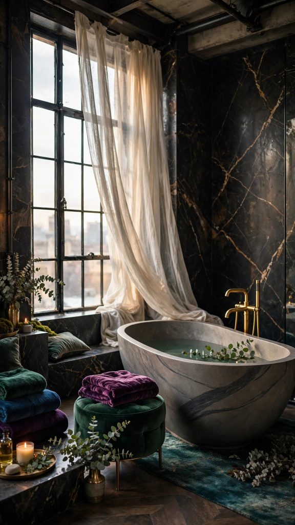 Idea 8: Freestanding Tub Bathroom Retreat