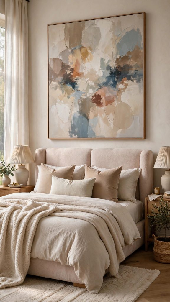 Idea 1: Oversized Single Canvas Statement