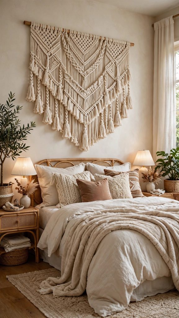 Idea 5: Woven Macrame Wall Hanging