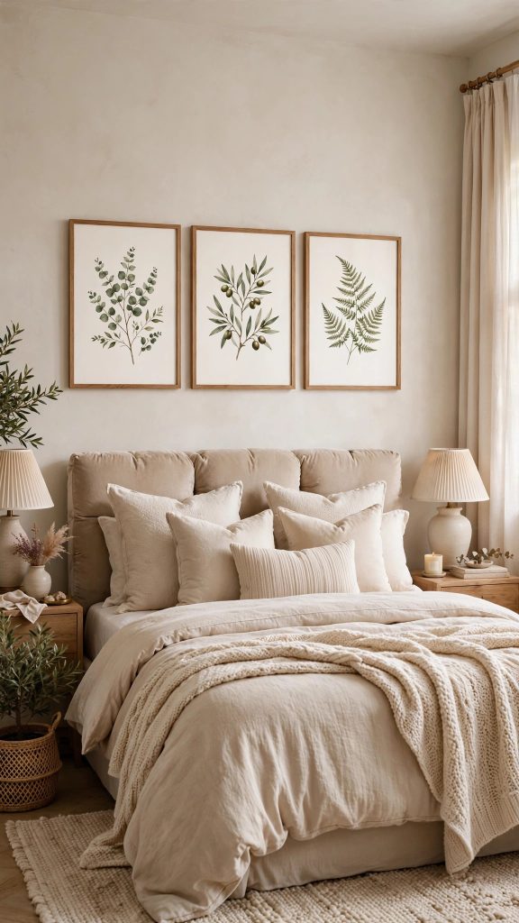Idea 6: Botanical Print Triptych