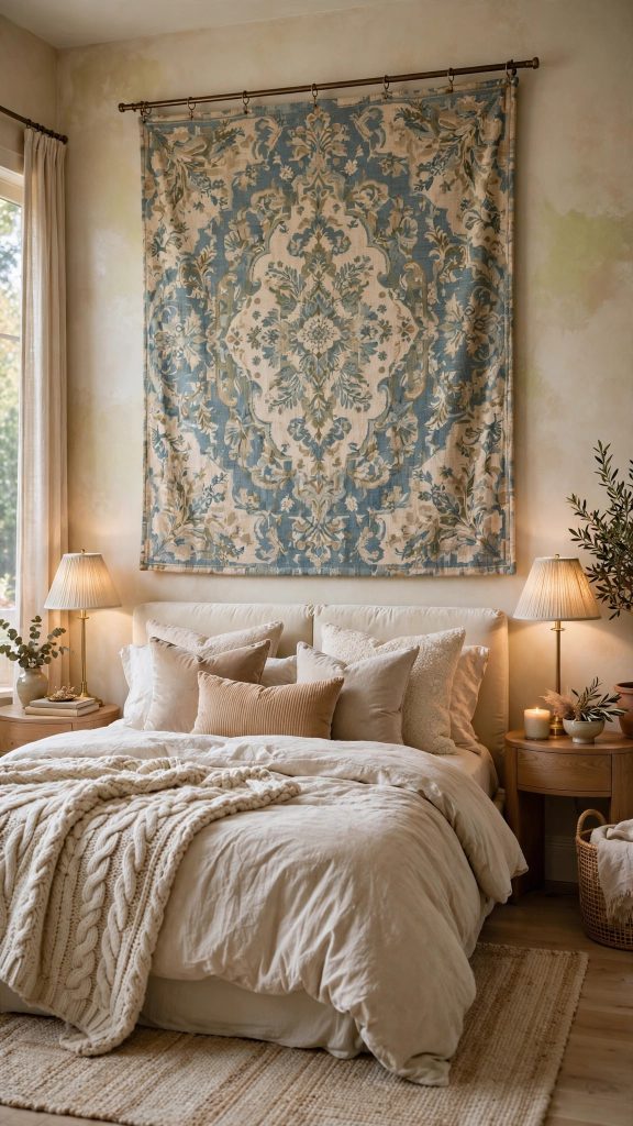 Idea 8: Fabric Tapestry Panel