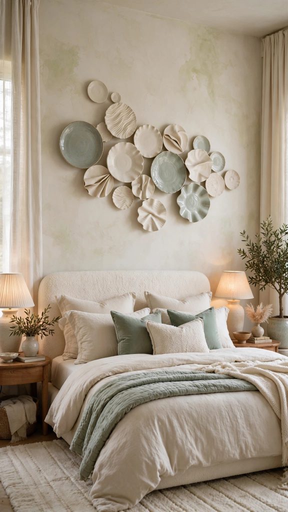 Idea 9: Sculptural Ceramic Wall Discs