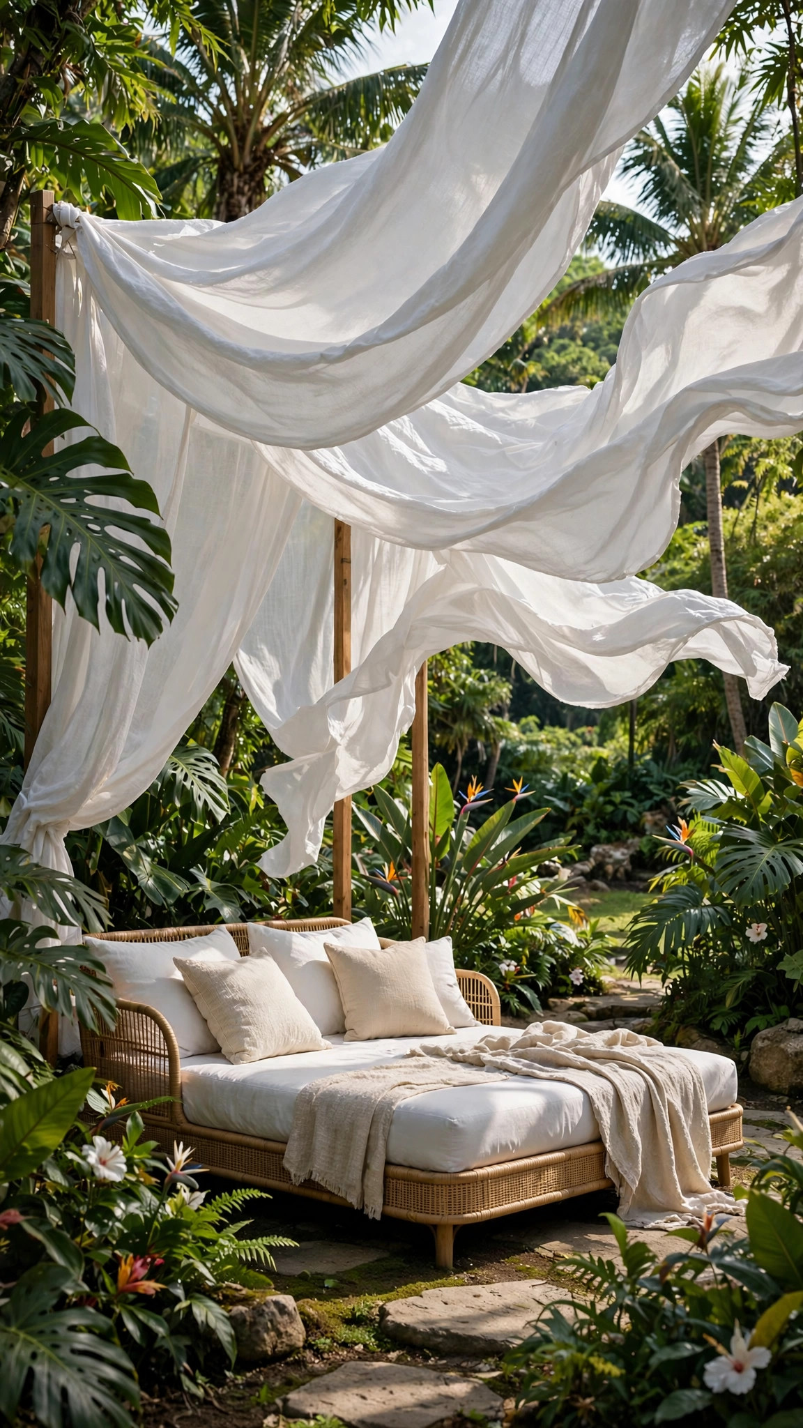 Idea 2: Draped Fabric Canopy