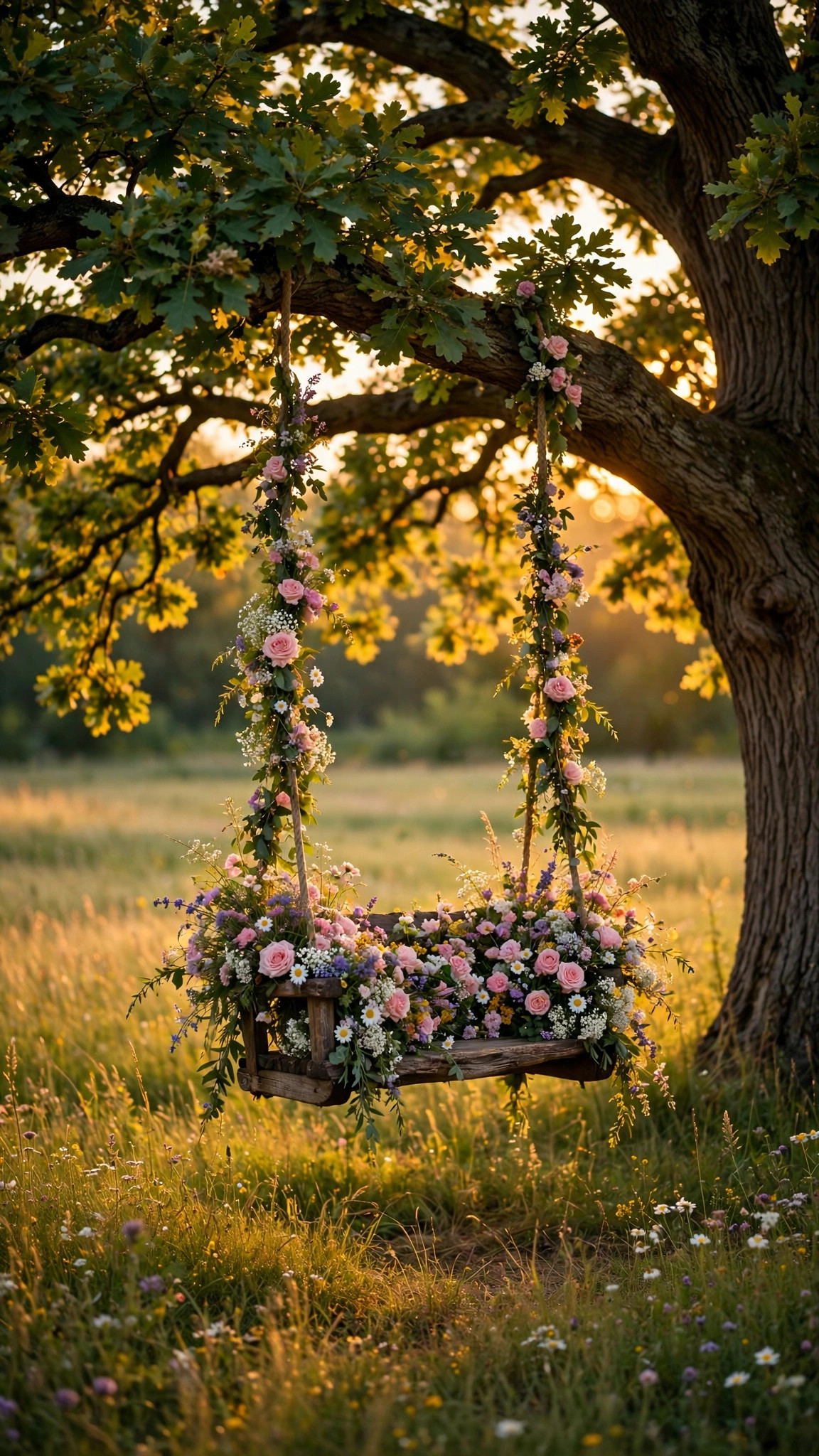 Idea 4: Floral Swing