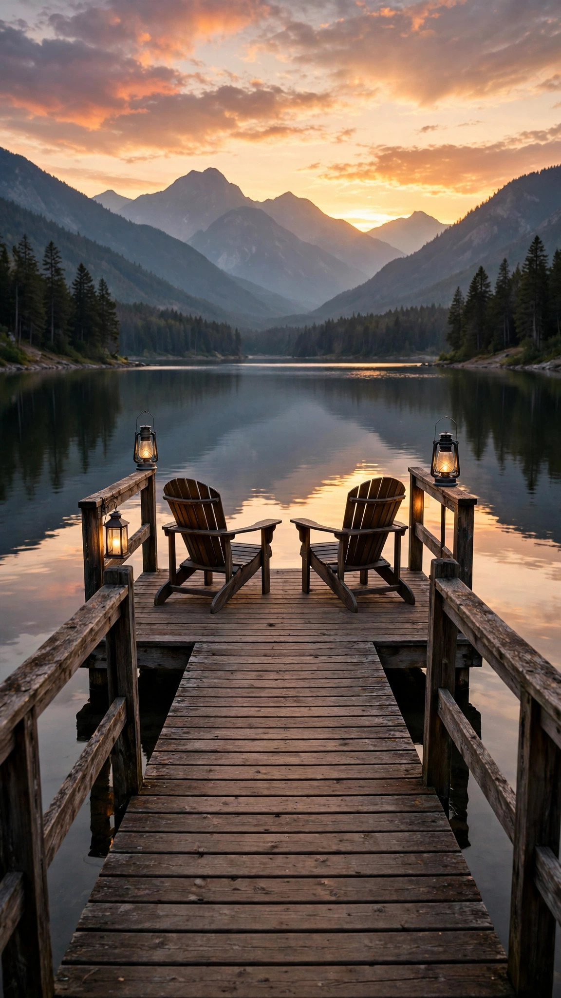 Idea 6: Lakeside Wooden Dock