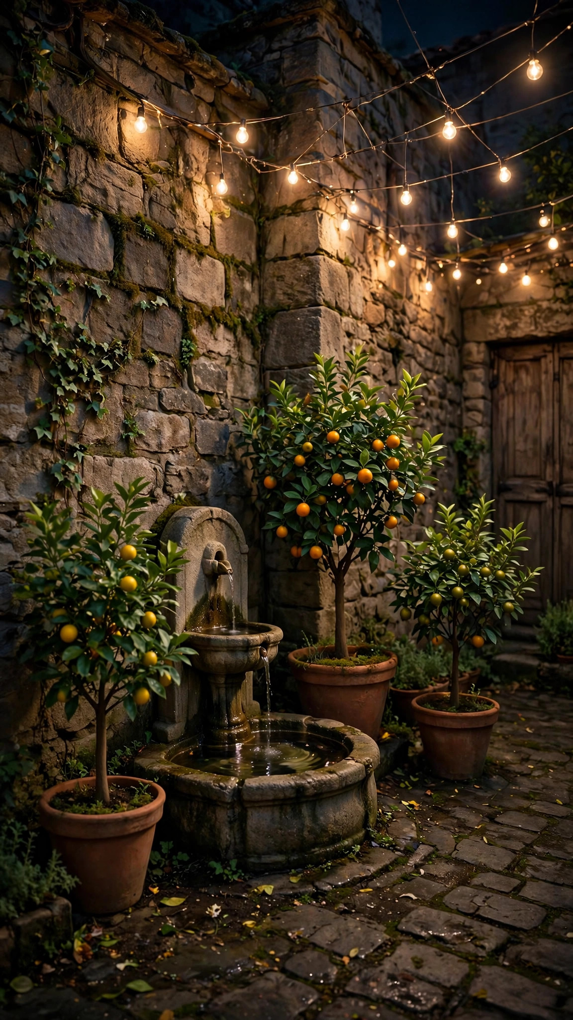 Idea 9: Courtyard Fountain Corner